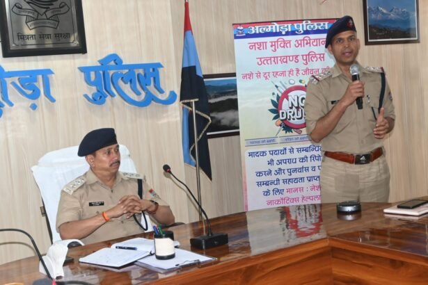 The "Drug Free India Campaign" is receiving public support in Almora; police initiatives have increased awareness.