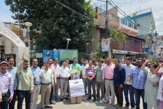 BJP outraged over remarks against the Prime Minister; protest held at Choughanpata.